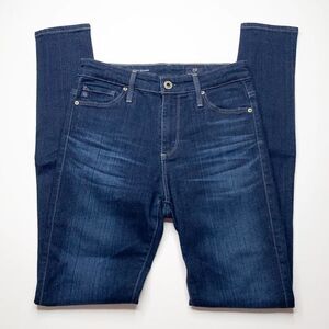 Adriano Goldschmied The Farrah High Rise Skinny Jeans Blue Size 25 Dark Wash